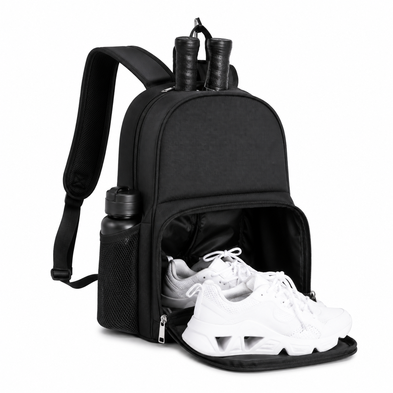 Large Capacity Pickleball Backpack with Shoe Compartment