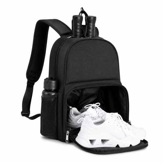 Large Capacity Pickleball Backpack with Shoe Compartment