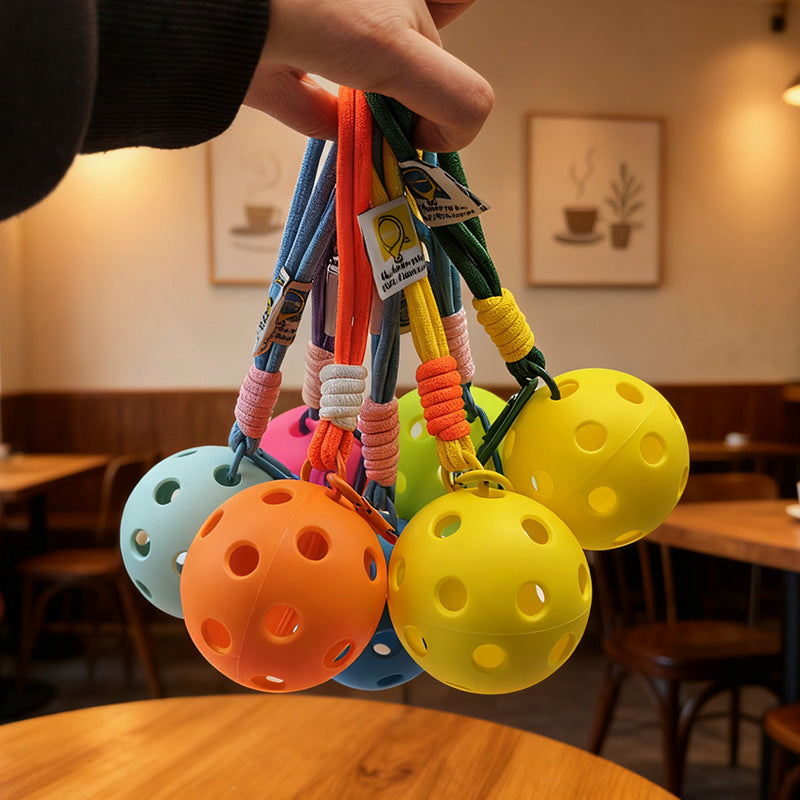 Ready-Made Pickleball Pendants, Pickleball Peripheral Products, Novel Pickleball Pendants, Mini Pickleball Pendants, Gifts