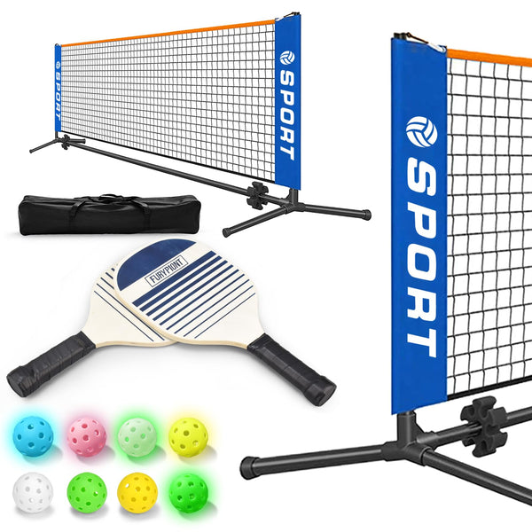 10 FT Mini Portable Pickleball Net Set